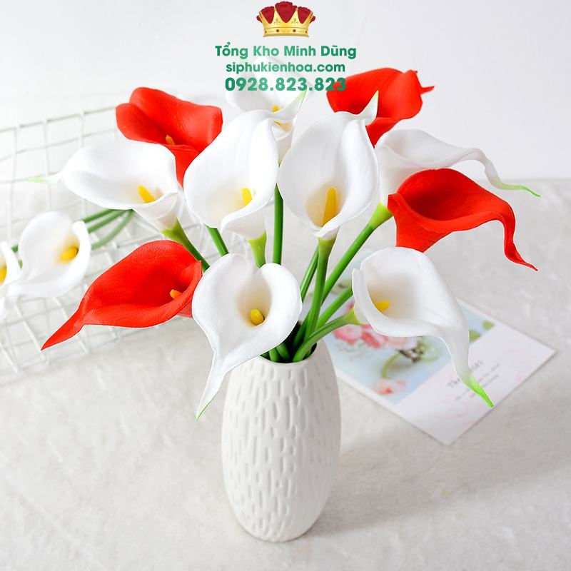 Cành Hoa Rum Cao Su Đẹp Cao Cấp (1 Cành) - Sỉ Phụ Kiện Hoa Cành Hoa Rum Cao Su Đẹp Cao Cấp (1 Cành)