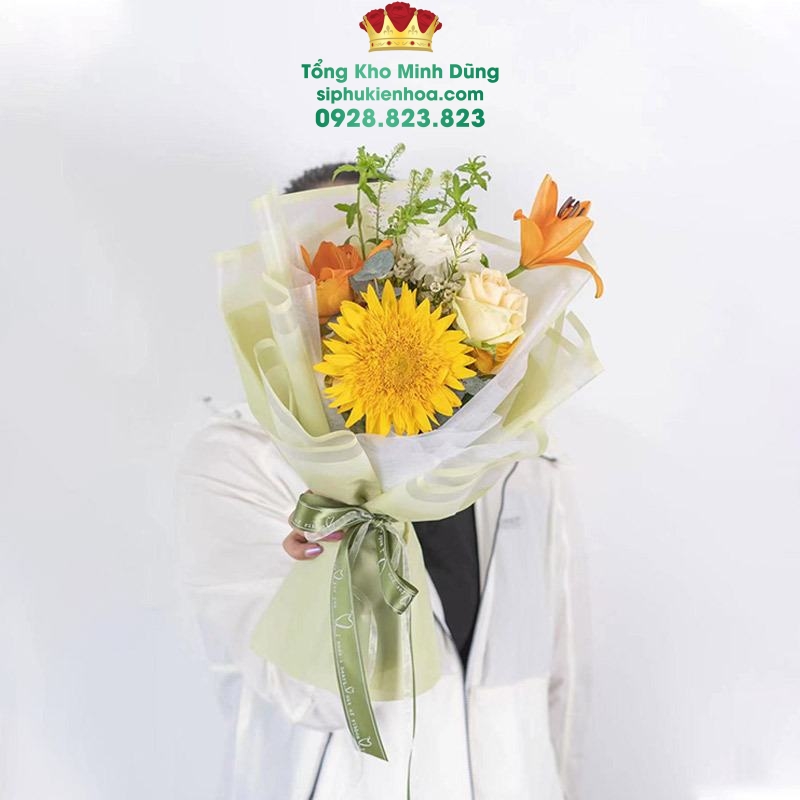 Giấy 1 Mặt Họa Tiết Kiếng Viền Rộng Cao Cấp - Sỉ Phụ Kiện Hoa Giấy 1 Mặt Họa Tiết Kiếng Viền Rộng Cao Cấp - Ảnh 2