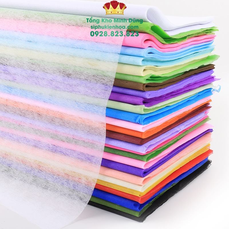 Giấy Lụa Xấp Gói Hoa Cao Cấp (Mếch Vân Long Trung) - Sỉ Phụ Kiện Hoa Giấy Lụa Xấp Gói Hoa Cao Cấp (Mếch Vân Long Trung) - Ảnh 4