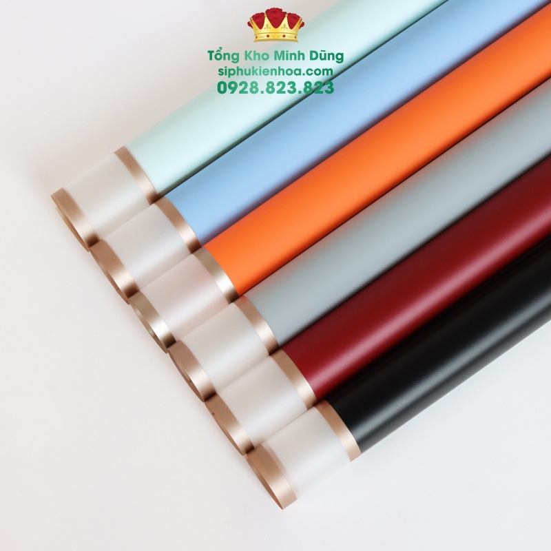 Giấy 1 Mặt Họa Tiết 2 Viền Đồng Cao Cấp - Sỉ Phụ Kiện Hoa Giấy 1 Mặt Họa Tiết 2 Viền Đồng Cao Cấp - Ảnh 2