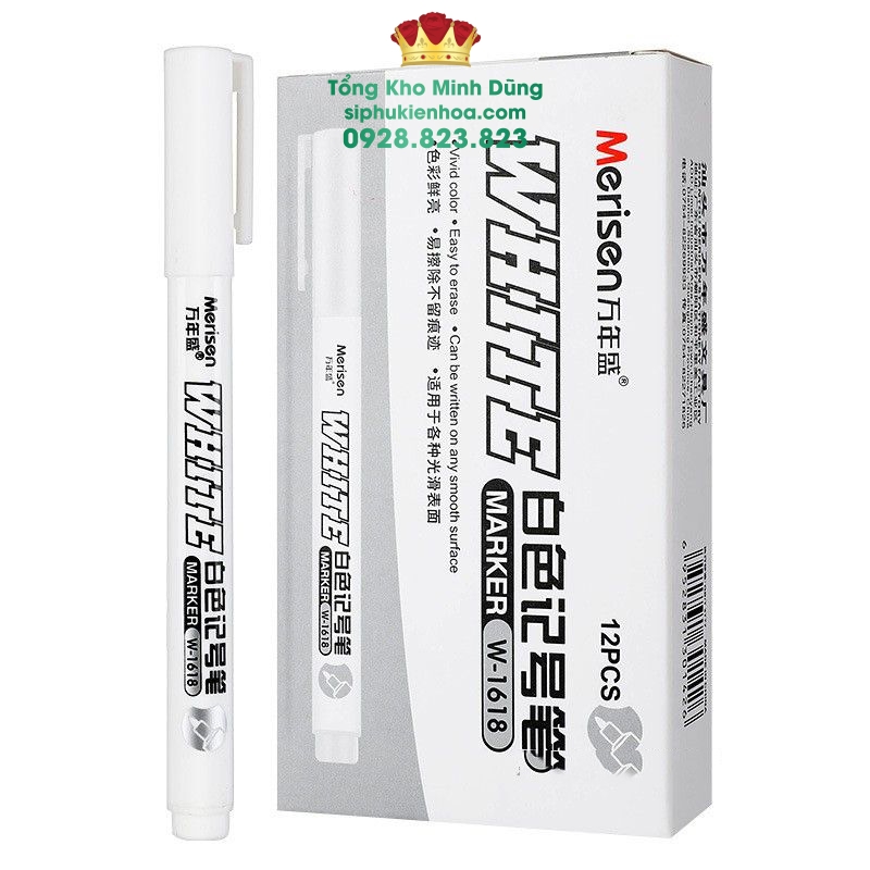 Bút Mực Trắng Viết Mika Or Giấy Kiếng Cao Cấp (1 Cây) - Sỉ Phụ Kiện Hoa Bút Mực Trắng Viết Mika Or Giấy Kiếng Cao Cấp (1 Cây) - Ảnh 2