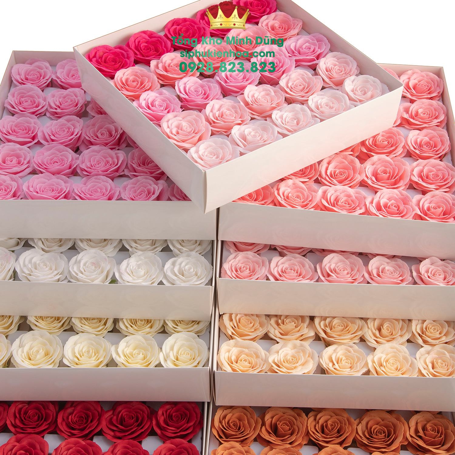 Hoa Sáp 7L Nhuỵ Xoắn Cao Cấp - Sỉ Phụ Kiện Hoa Hoa Sáp 7L Nhuỵ Xoắn Cao Cấp - Ảnh 5