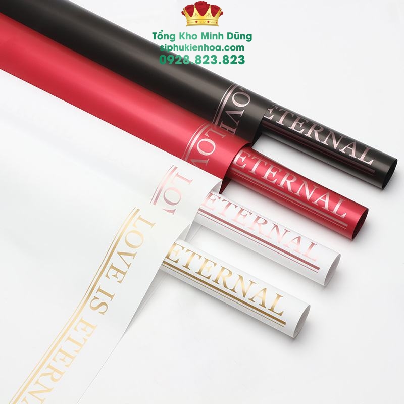 Giấy 1 Mặt Họa Tiết Love Is Enternal Cao Cấp - Sỉ Phụ Kiện Hoa Giấy 1 Mặt Họa Tiết Love Is Enternal Cao Cấp - Ảnh 3