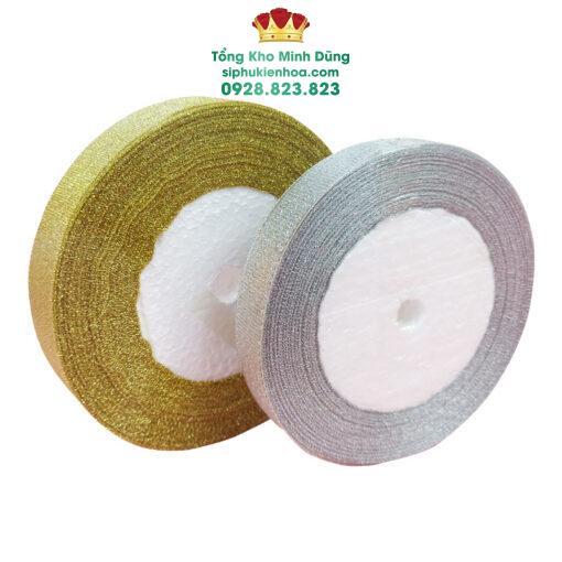 Ruy Băng Kim Tuyến Cao Cấp 2Cm Cao Cấp (1 Cây 10 Cuộn) - Ảnh 2