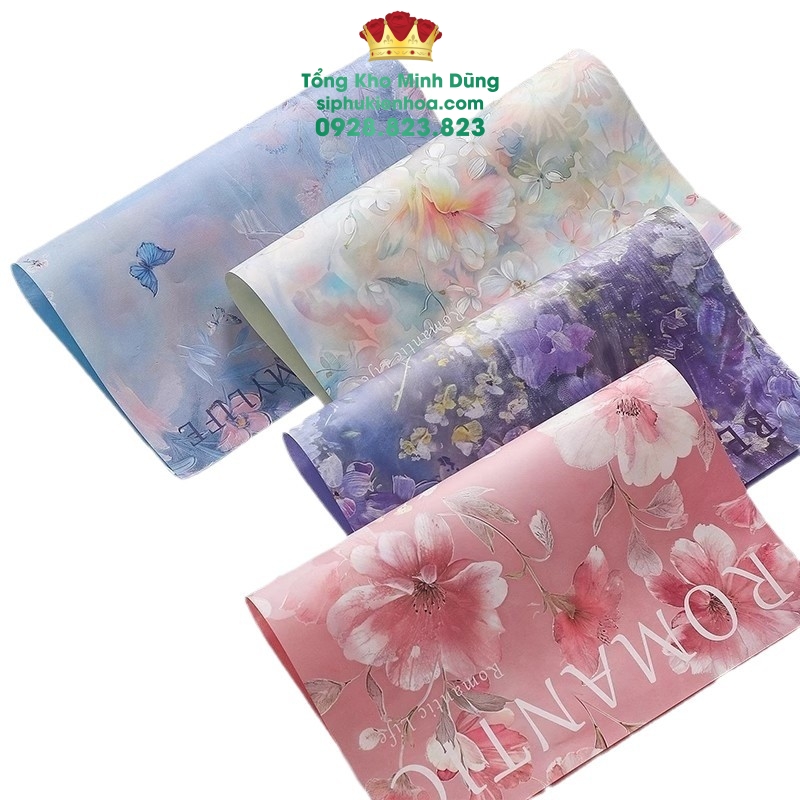 Giấy Họa Tiết Sơn Mài Cao Cấp - Sỉ Phụ Kiện Hoa Giấy Họa Tiết Sơn Mài Cao Cấp - Ảnh 2