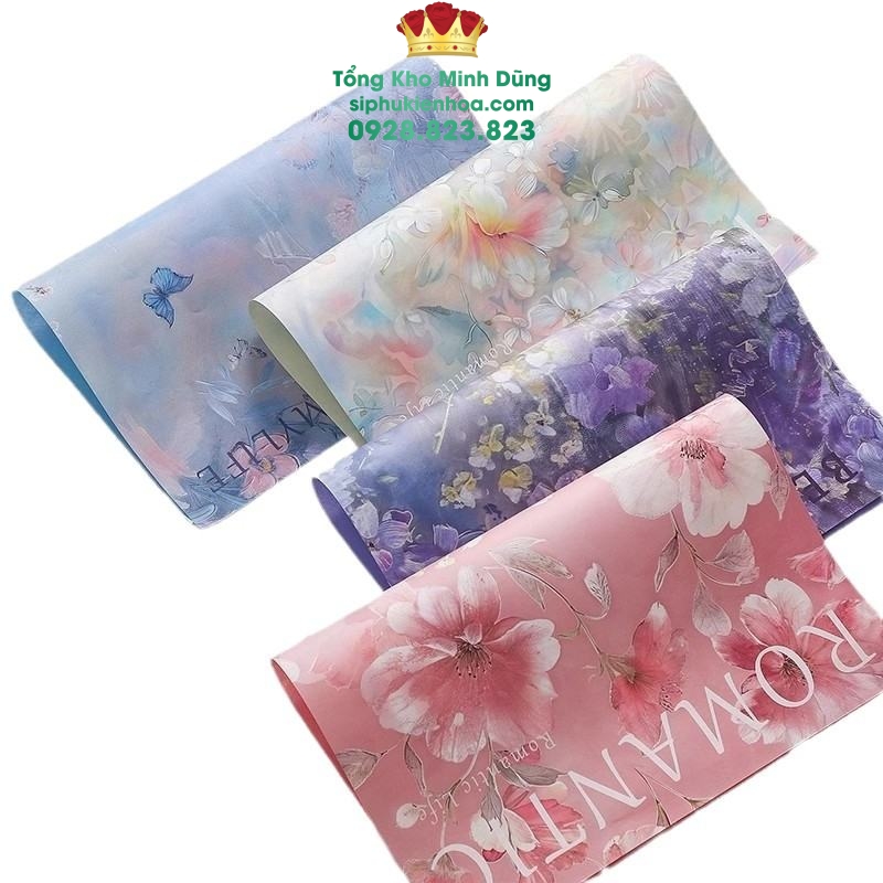 Giấy Họa Tiết Sơn Mài Cao Cấp - Sỉ Phụ Kiện Hoa Giấy Họa Tiết Sơn Mài Cao Cấp - Ảnh 2