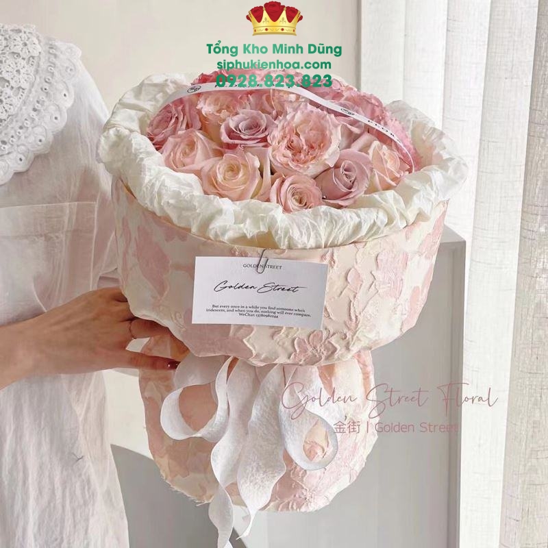 Ruy Băng Voan Bèo Cao Cấp - Sỉ Phụ Kiện Hoa Ruy Băng Voan Bèo Cao Cấp - Ảnh 3