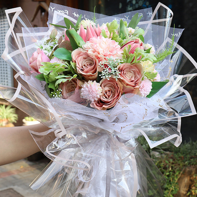 Giấy Kiếng Trong Viền Màu Cao Cấp - Sỉ Phụ Kiện Hoa Giấy Kiếng Trong Viền Màu Cao Cấp - Ảnh 5