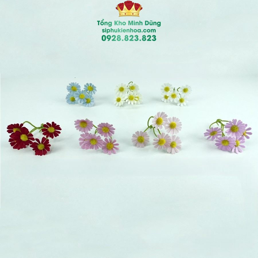 Hoa Sáp Cúc Tana Cao Cấp (Hộp 50 Chùm) - Sỉ Phụ Kiện Hoa Hoa Sáp Cúc Tana Cao Cấp (Hộp 50 Chùm) - Ảnh 3