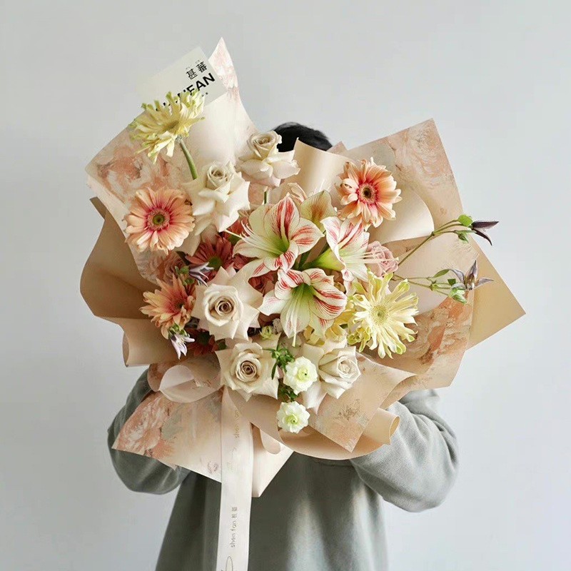 Giấy Gấm Hoa Mẫu Đơn Cao Cấp - Sỉ Phụ Kiện Hoa Giấy Gấm Hoa Mẫu Đơn Cao Cấp - Ảnh 2