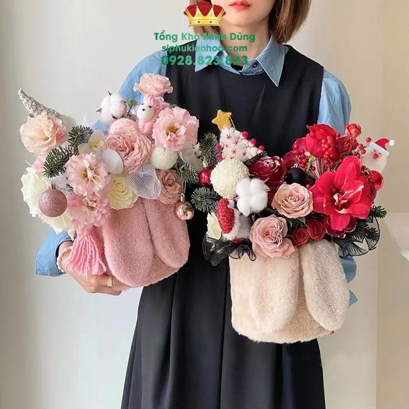 Tai Thỏ Mẫu Mới Cao Cấp (Set 5 Cái) - Sỉ Phụ Kiện Hoa Tai Thỏ Mẫu Mới Cao Cấp (Set 5 Cái) - Ảnh 2