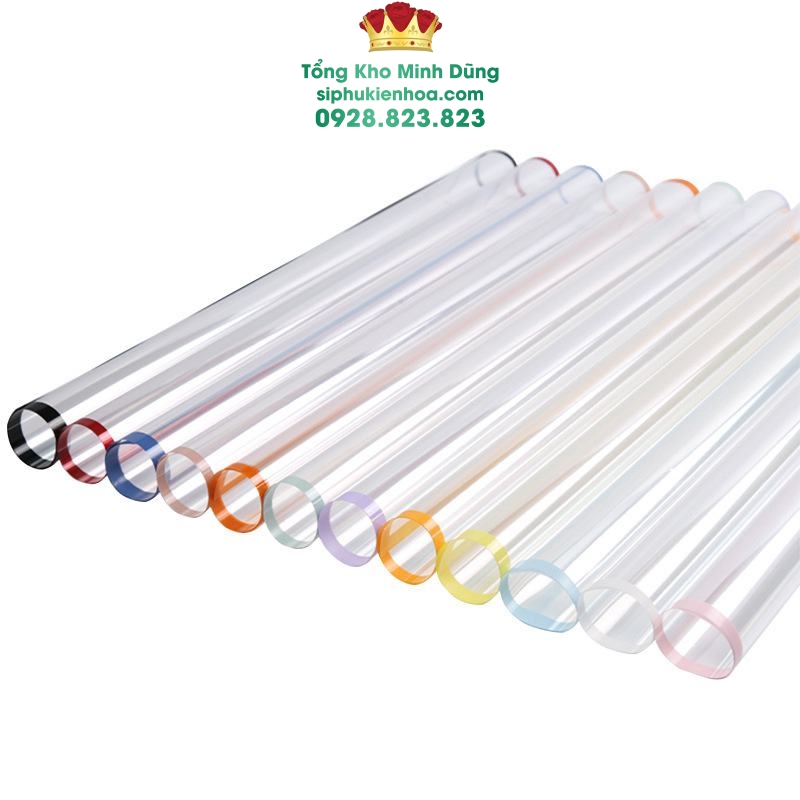 Giấy Kiếng Trong Viền Màu Cao Cấp - Sỉ Phụ Kiện Hoa Giấy Kiếng Trong Viền Màu Cao Cấp - Ảnh 3