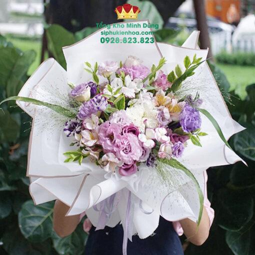 Giấy 1 Mặt Họa Tiết Viền Đồng Cao Cấp - Ảnh 2