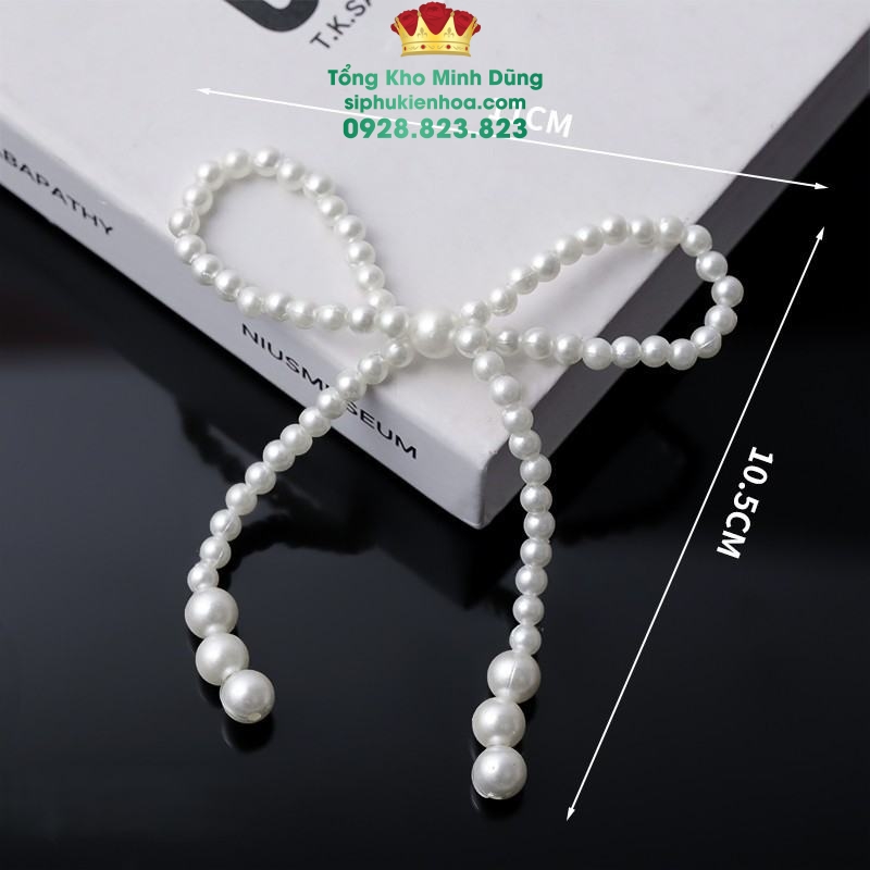 Nơ Ngọc Trai Cao Cấp - Sỉ Phụ Kiện Hoa Nơ Ngọc Trai Cao Cấp