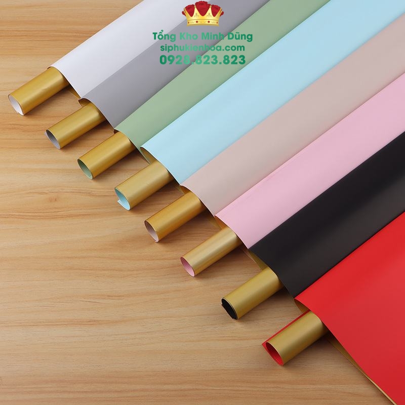 Giấy 2 Mặt Nhũ Đồng Cao Cấp - Sỉ Phụ Kiện Hoa Giấy 2 Mặt Nhũ Đồng Cao Cấp - Ảnh 2