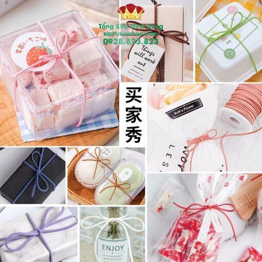 Ruy Băng Nỉ Xốp Cuộn Nhỏ Cao Cấp - Ảnh 4