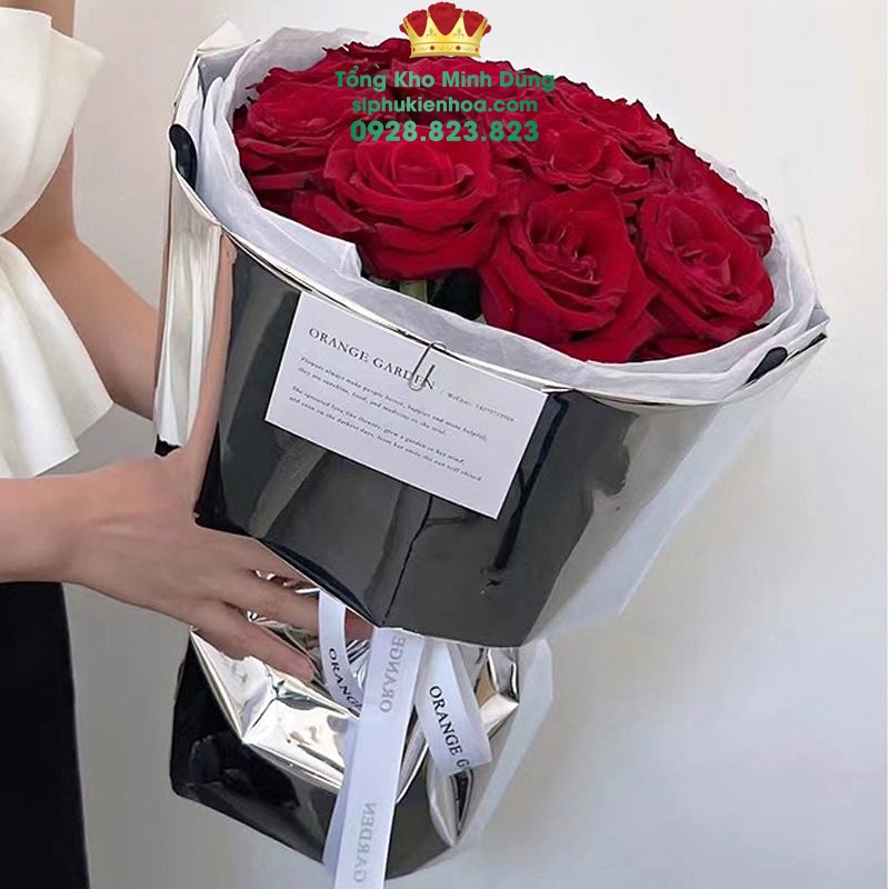 Giấy Kiếng Bạc Cao Cấp (Xấp 20 Tờ) - Sỉ Phụ Kiện Hoa Giấy Kiếng Bạc Cao Cấp (Xấp 20 Tờ) - Ảnh 3