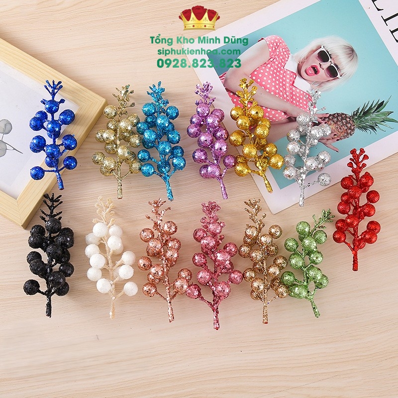 Quả Sung Trang Trí set 10 - Sỉ Phụ Kiện Hoa Quả Sung Trang Trí set 10 - Ảnh 2