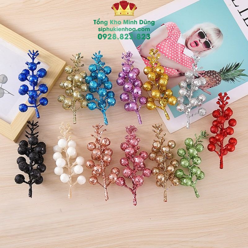 Quả Sung Trang Trí set 10 - Sỉ Phụ Kiện Hoa Quả Sung Trang Trí set 10 - Ảnh 2