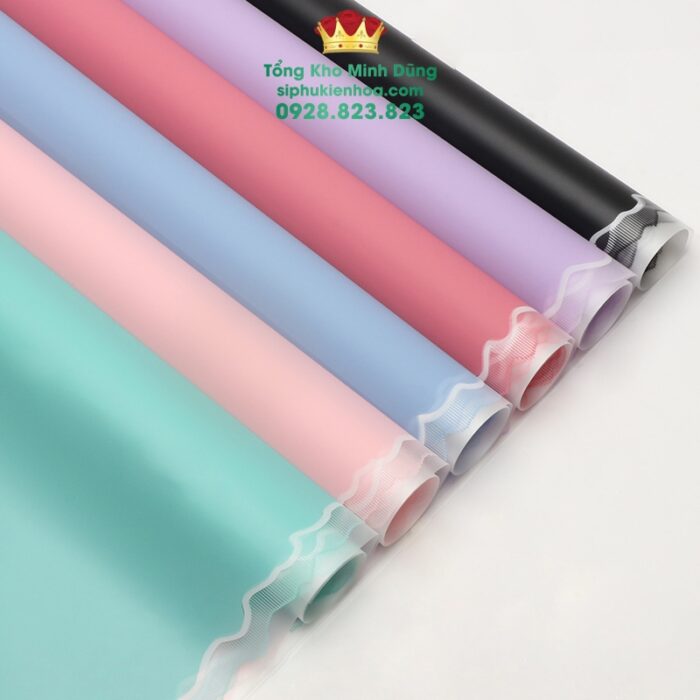 Giấy 1 Mặt Họa Tiết Ren 2 Đầu Cao Cấp