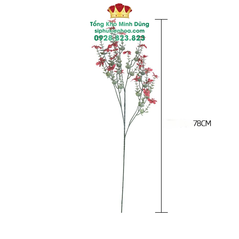 Cành Táo Hoa Cao Cấp (1 Cành) - Sỉ Phụ Kiện Hoa Cành Táo Hoa Cao Cấp (1 Cành) - Ảnh 3
