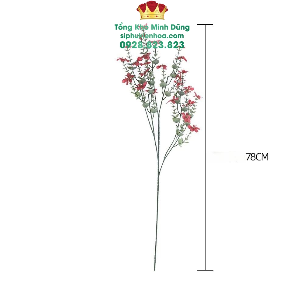 Cành Táo Hoa Cao Cấp (1 Cành) - Sỉ Phụ Kiện Hoa Cành Táo Hoa Cao Cấp (1 Cành) - Ảnh 3