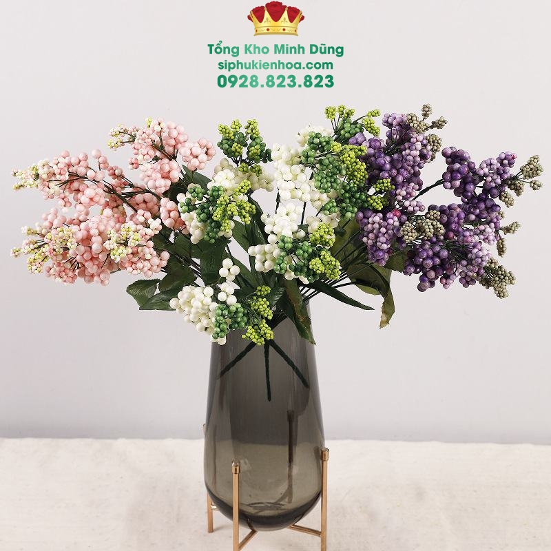 Chùm Bi Xốp Trang Trí Cao Cấp - Sỉ Phụ Kiện Hoa Chùm Bi Xốp Trang Trí Cao Cấp - Ảnh 2