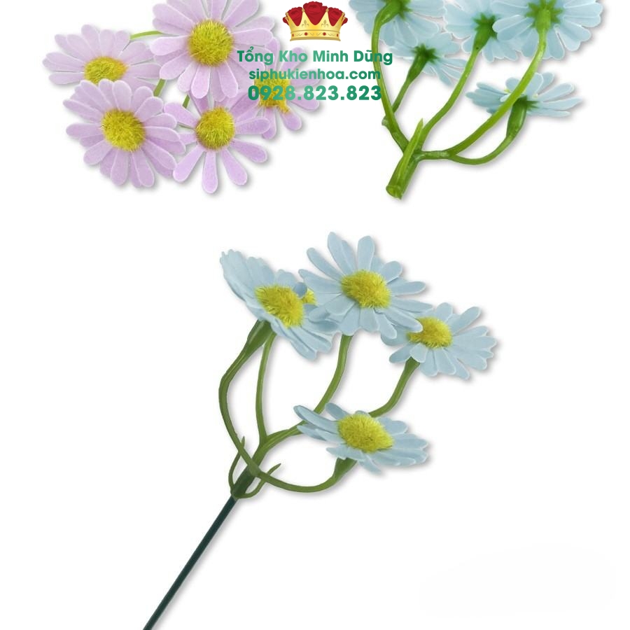 Hoa Sáp Cúc Tana Cao Cấp (Hộp 50 Chùm) - Sỉ Phụ Kiện Hoa Hoa Sáp Cúc Tana Cao Cấp (Hộp 50 Chùm) - Ảnh 2