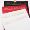 Giấy 1 Mặt Họa Tiết Love Is Enternal Cao Cấp - Sỉ Phụ Kiện Hoa Giấy 1 Mặt Họa Tiết Love Is Enternal Cao Cấp - Sỉ Phụ Kiện Hoa