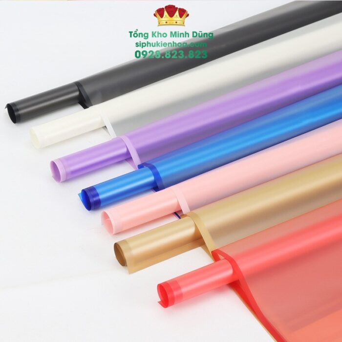 Giấy 1 Mặt Họa Tiết Viền Mờ Cao Cấp