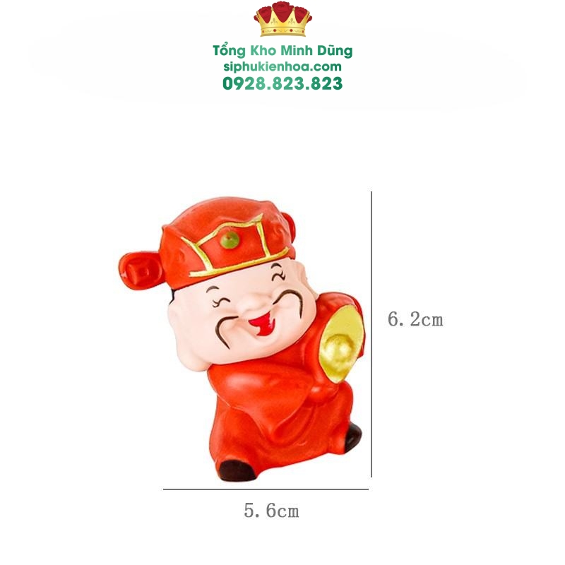 Set Thần Tài May Mắn 10 con - Sỉ Phụ Kiện Hoa Set Thần Tài May Mắn 10 con - Ảnh 2