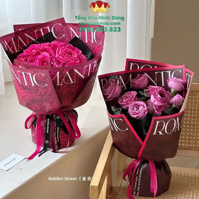 Giấy Romantic Chữ Love Đỏ Đen Cao Cấp - Sỉ Phụ Kiện Hoa Giấy Romantic Chữ Love Đỏ Đen Cao Cấp - Ảnh 3