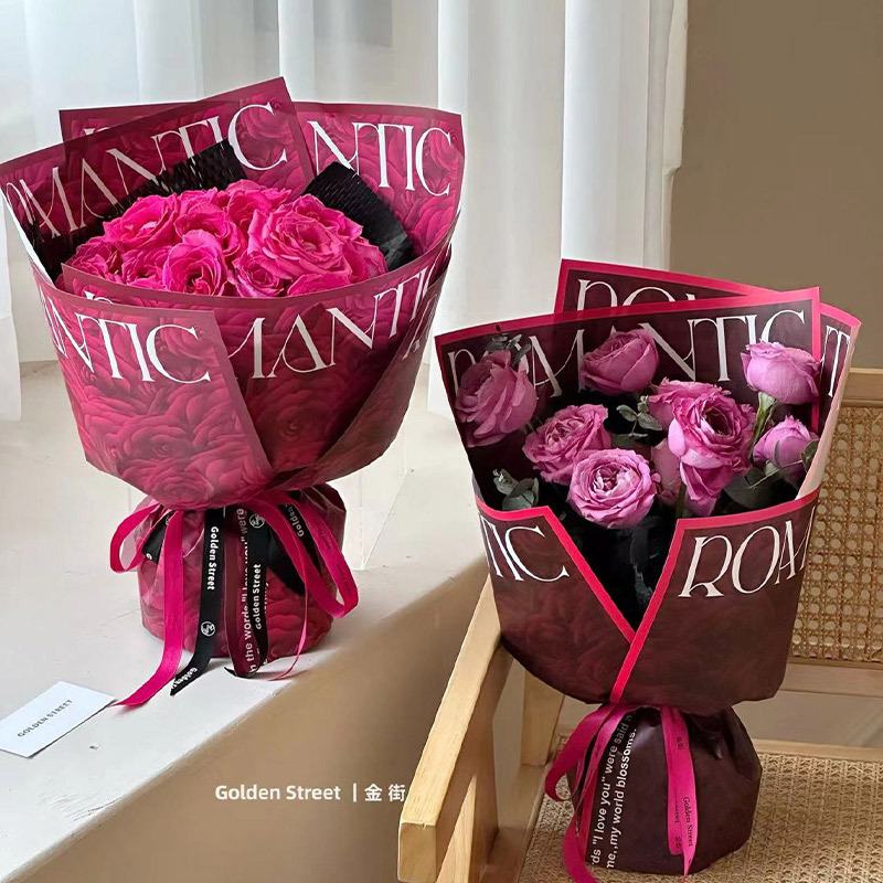 Giấy Romantic Chữ Love Đỏ Đen Cao Cấp - Sỉ Phụ Kiện Hoa Giấy Romantic Chữ Love Đỏ Đen Cao Cấp - Ảnh 3