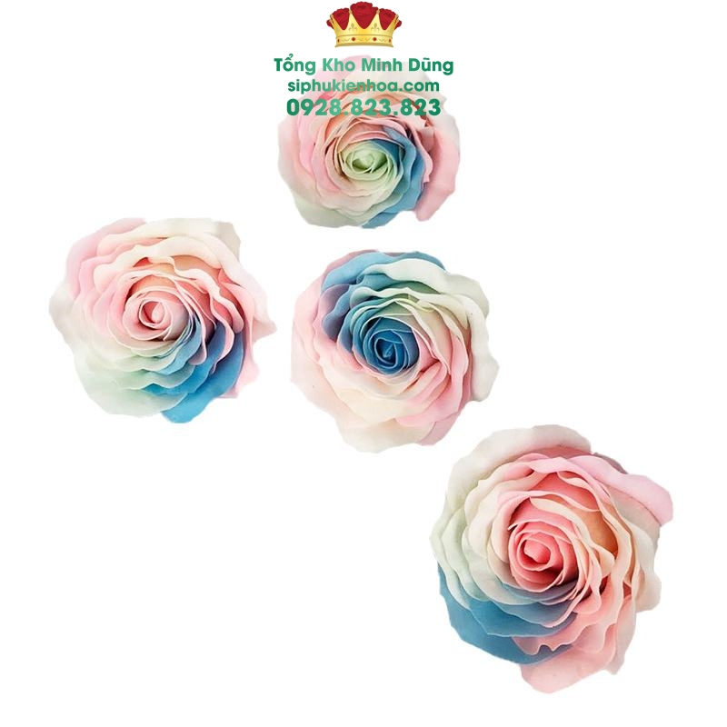 Đầu Bông Hoa Pastel Dạ Quang Cao Cấp - Sỉ Phụ Kiện Hoa Đầu Bông Hoa Pastel Dạ Quang Cao Cấp - Ảnh 3