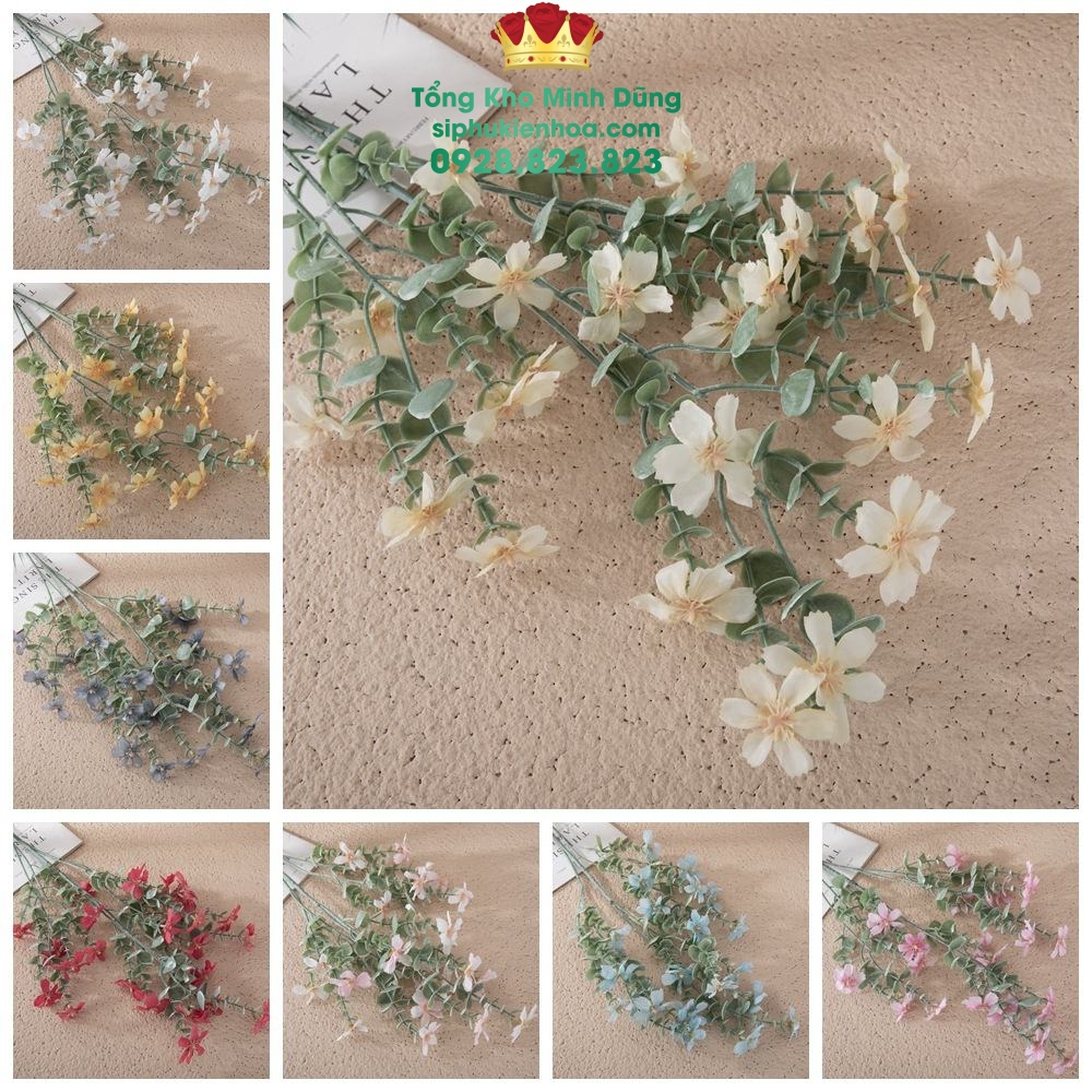 Cành Táo Hoa Cao Cấp (1 Cành) - Sỉ Phụ Kiện Hoa Cành Táo Hoa Cao Cấp (1 Cành) - Ảnh 4