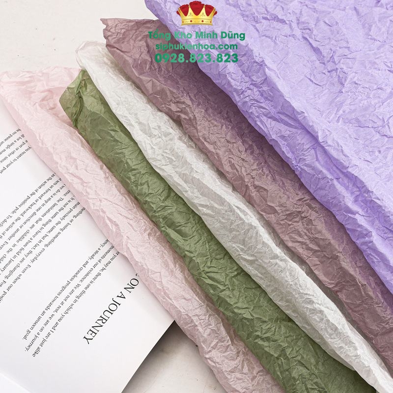 Giấy Nến / Pelure Cao Cấp - Sỉ Phụ Kiện Hoa Giấy Nến / Pelure Cao Cấp - Ảnh 4