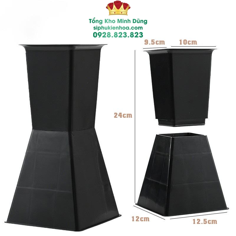 Cốt Trụ 2 Đầu Vuông Cao Cấp (1 Cái) - Sỉ Phụ Kiện Hoa Cốt Trụ 2 Đầu Vuông Cao Cấp (1 Cái)