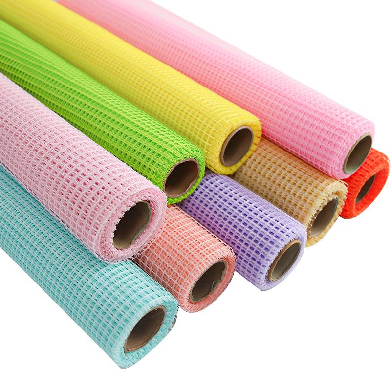 Lưới Ô Vuông Gói Hoa Cao Cấp - Sỉ Phụ Kiện Hoa Lưới Ô Vuông Gói Hoa Cao Cấp