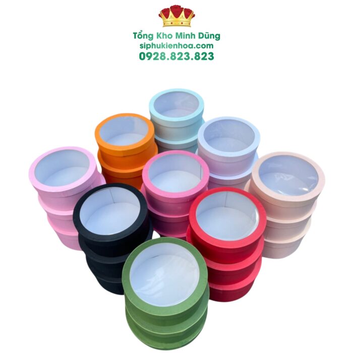 Set 3H Trụ Tròn Nắp Mika Cao Cấp