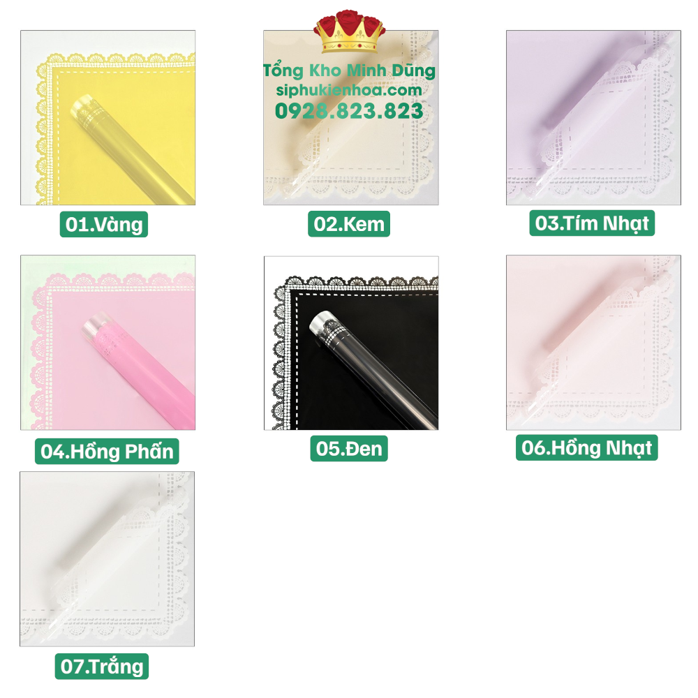 Giấy 1 Mặt Họa Tiết Ren Kính Cao Cấp - Sỉ Phụ Kiện Hoa Giấy 1 Mặt Họa Tiết Ren Kính Cao Cấp - Ảnh 4