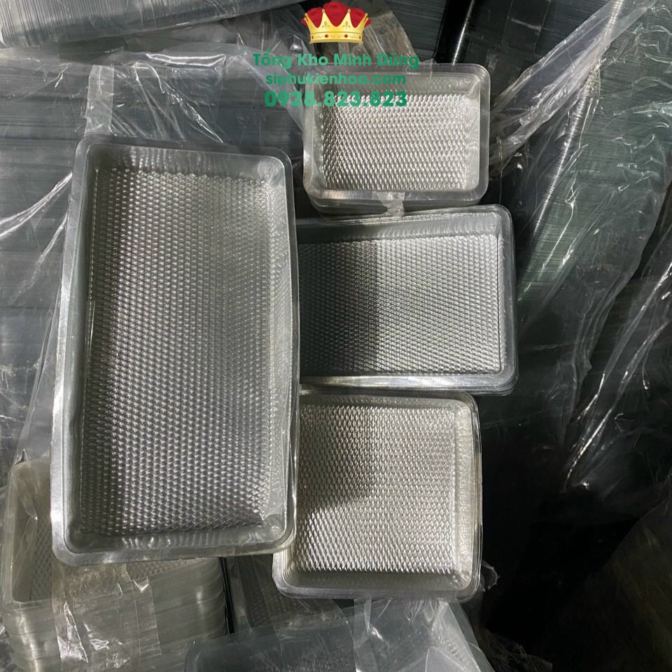Khay Đựng Xốp Bằng Nhựa Cao Cấp (Set 100 Cái 2 Cục) - Sỉ Phụ Kiện Hoa Khay Đựng Xốp Bằng Nhựa Cao Cấp (Set 100 Cái 2 Cục) - Ảnh 2