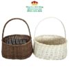Giỏ Mây Cắm Hoa Cao Cấp - Sỉ Phụ Kiện Hoa Giỏ Mây Cắm Hoa Cao Cấp - Sỉ Phụ Kiện Hoa
