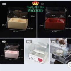 Giỏ Mika Vali 2 Ngăn Cao Cấp (Set 5 Cái)