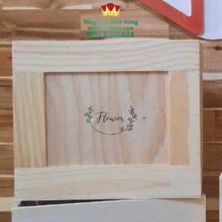 Chậu Gỗ Cắm Hoa Lớn Cao Cấp