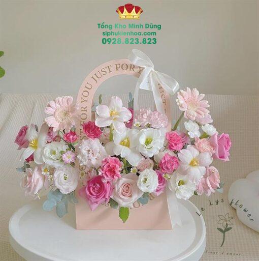 Túi Giấy Cắm Hoa Viền Chữ Cao Cấp (Set 10 Cái) - Ảnh 4