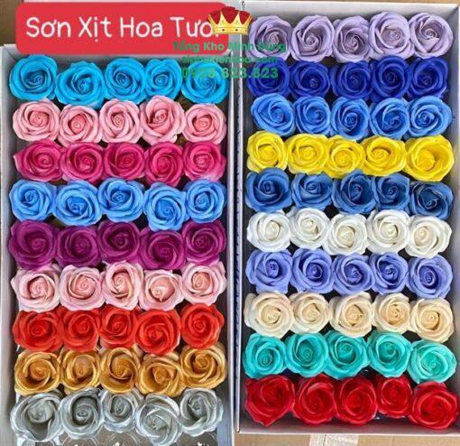 Sơn Xịt Màu Hoa Tươi - Hoa Sáp Cao Cấp - Ảnh 4