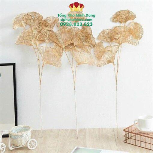 Cành Rẽ Quạt Ánh Đồng Set 10 cành - Ảnh 3