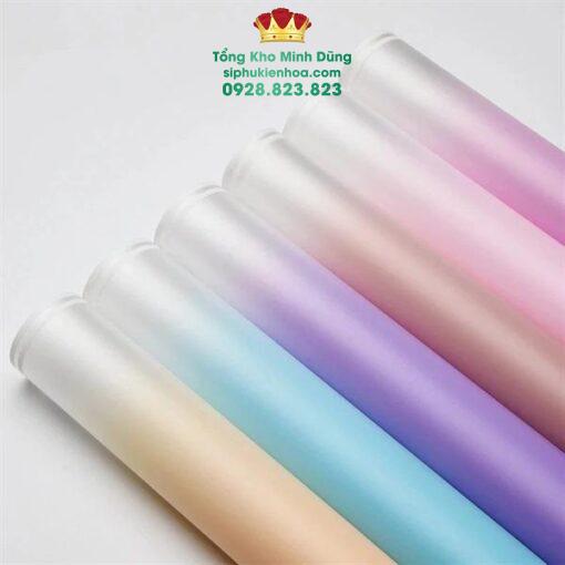 Giấy 1 Mặt Họa Tiết Viền Loang 2 Đầu Cao Cấp - Ảnh 4