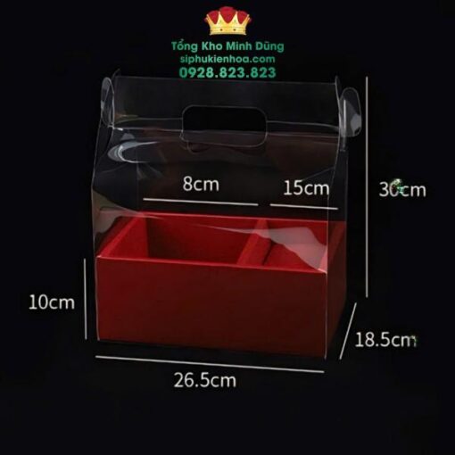 Giỏ Mika Vali 2 Ngăn Cao Cấp (Set 5 Cái) - Ảnh 3