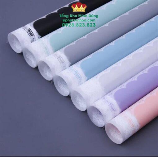 Giấy 1 Mặt Họa Tiết Viền Ren Cao Cấp - Ảnh 2